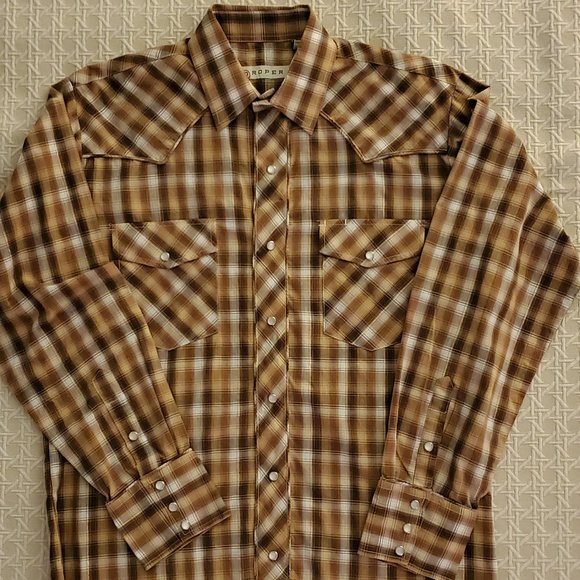 Giddy Up!  Roper Men's Western Embroidered Shirt - Picture 2 of 4